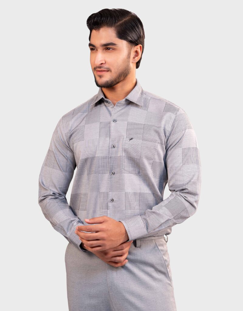 Premium Giza Cotton Relax Fit Full Shirt - Image 3