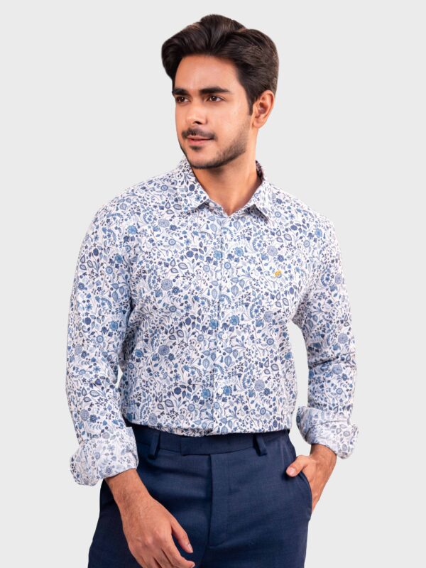 Premium Remi Cotton Slim Fit Full Shirt