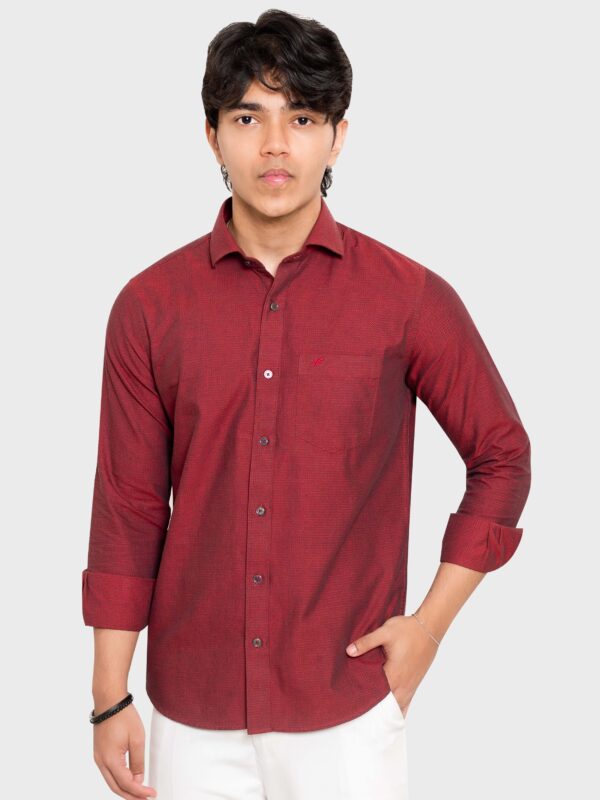 Premium Fancy Cotton Relax Fit Full Shirt