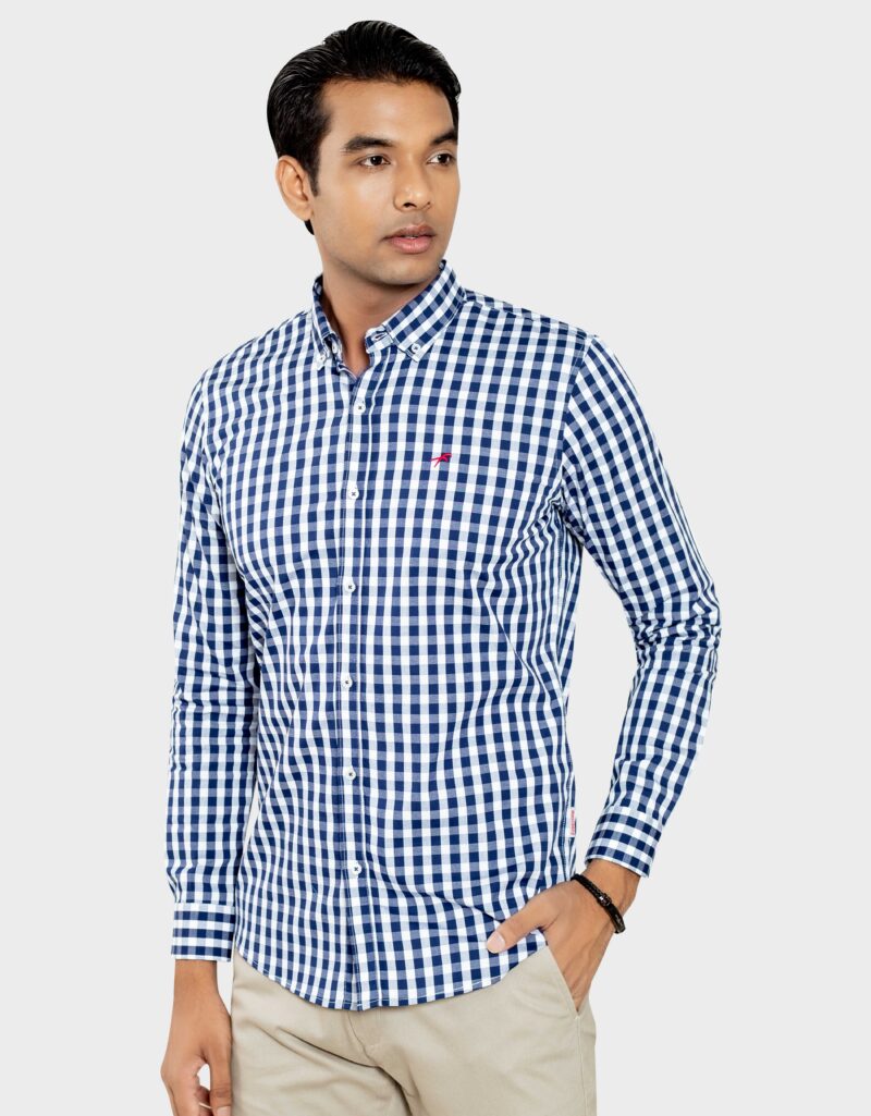 Premium Twill Fabric Slim Fit Full Shirt