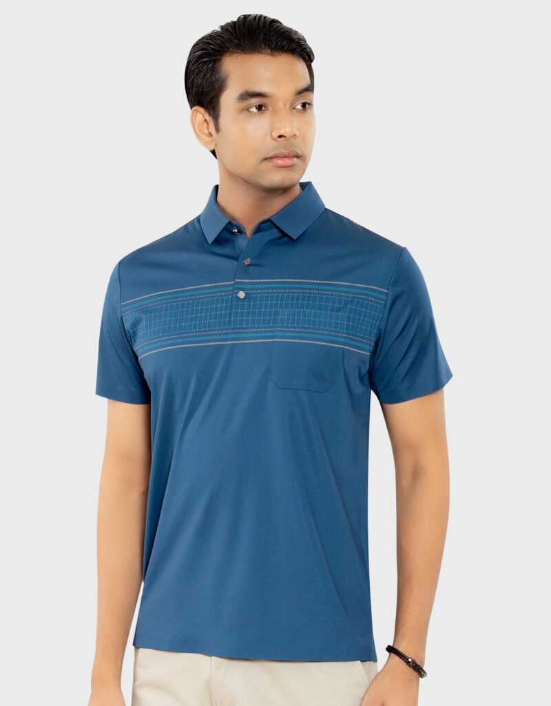 Micro Fabric Half Sleeves Polo Shirt - Image 3