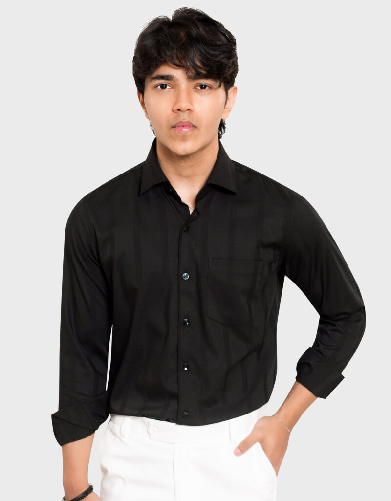 Premium Giza Cotton Relax Fit Full Shirt - Image 3