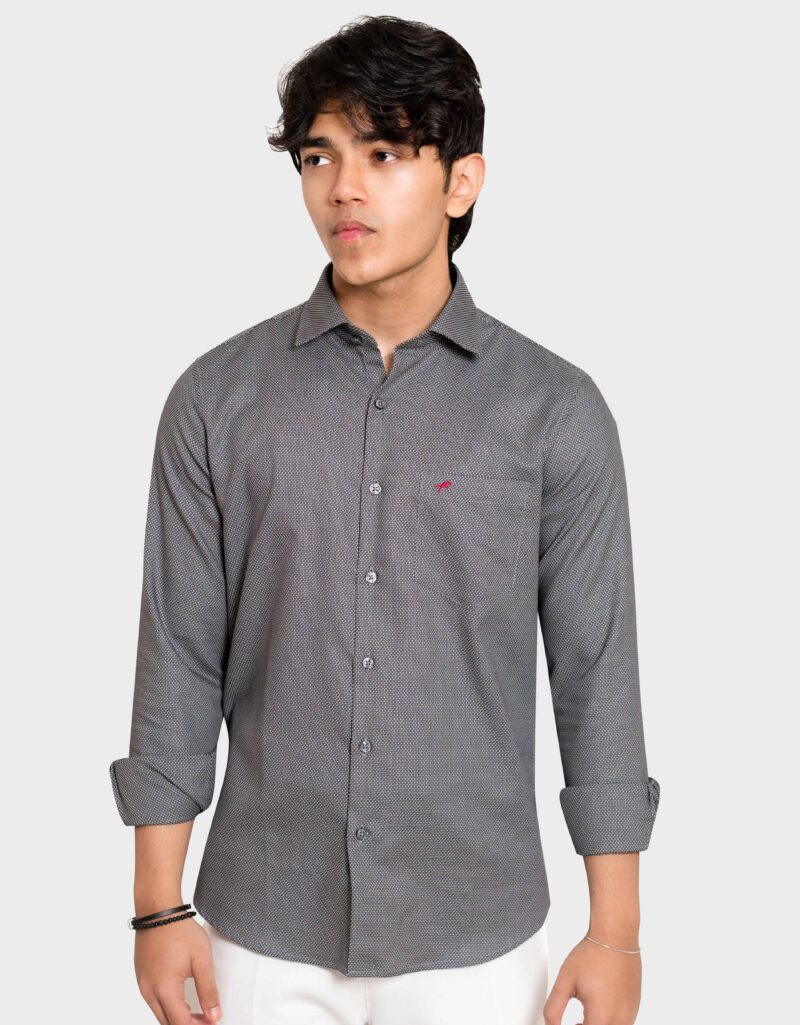 Premium Fancy Cotton Relax Fit Full Shirt - Image 3