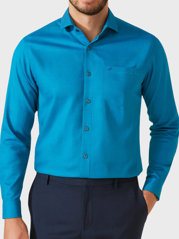 Arvind Giza Cotton Relax Fit Full Shirt