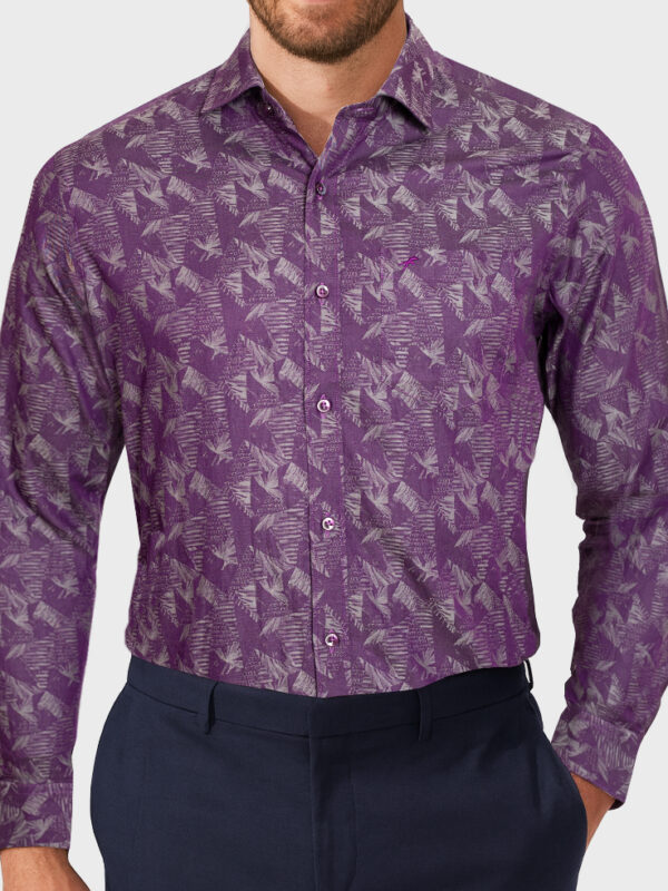 Villa Italian Giza Cotton Relax Fit Full Shirt