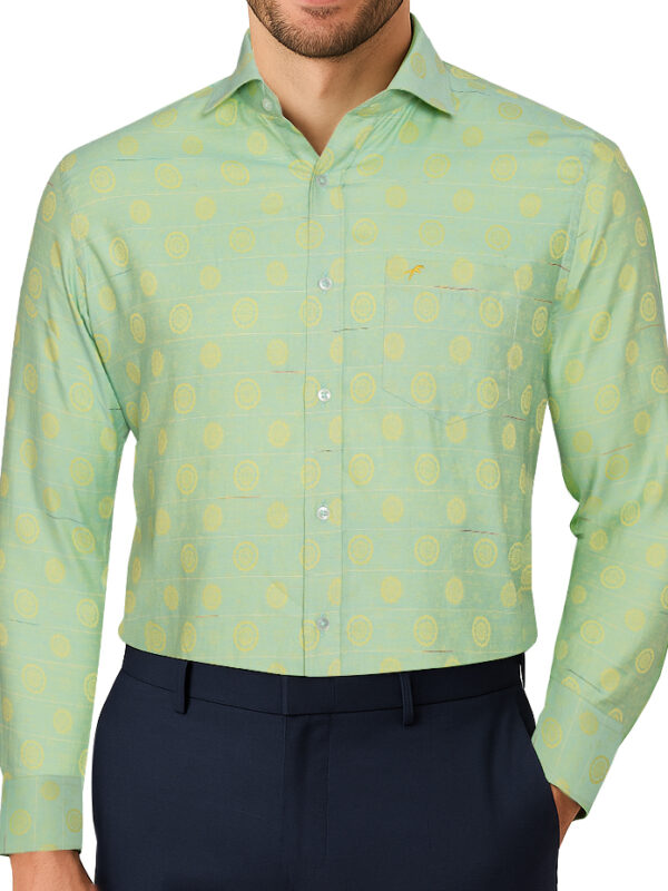 Villa Italian Giza Cotton Relax Fit Full Shirt