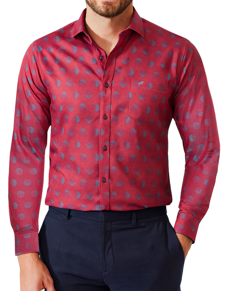 Villa Italian Giza Cotton Relax Fit Full Shirt 1 Villa Italian Giza Cotton Relax Fit Full Shirt