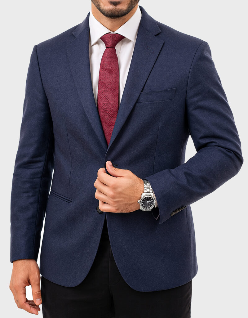 Solid Blue Blazer