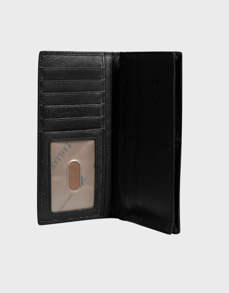 Premium Leather Wallet [Long Black] - Image 2
