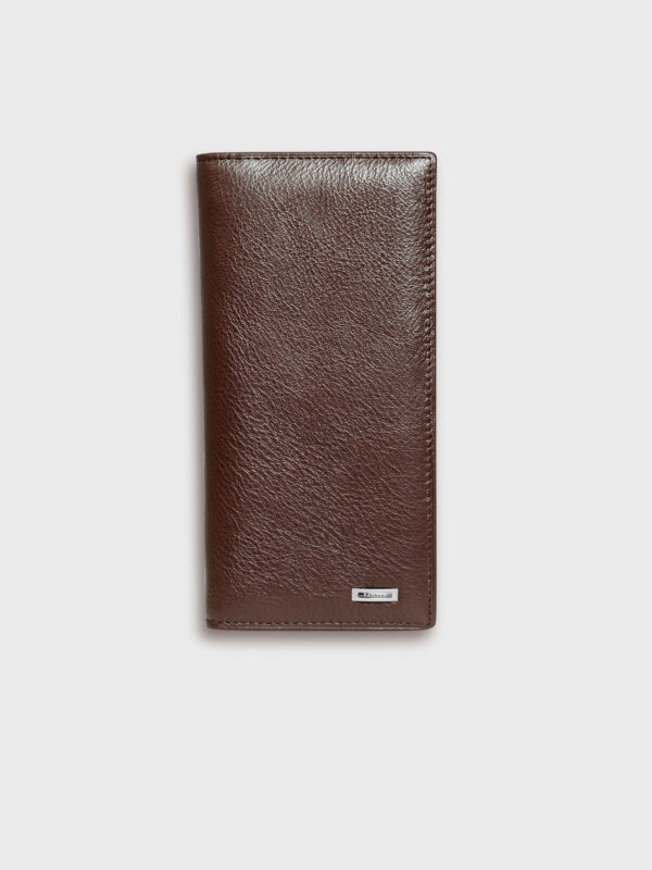 Premium Leather Wallet [Long Brown]