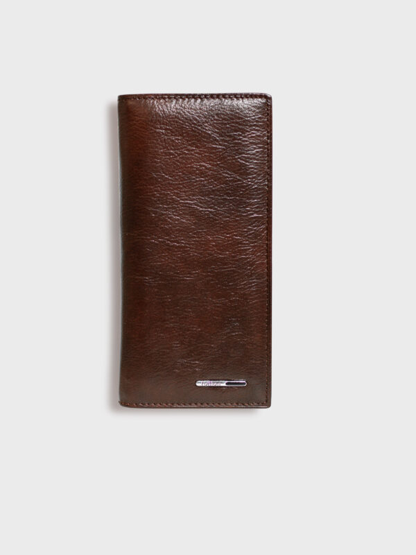 Premium Leather Wallet [Long Brown]