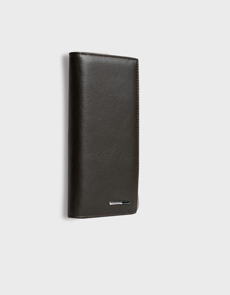 Premium Leather Wallet [Long Dark Chocolate] - Image 3