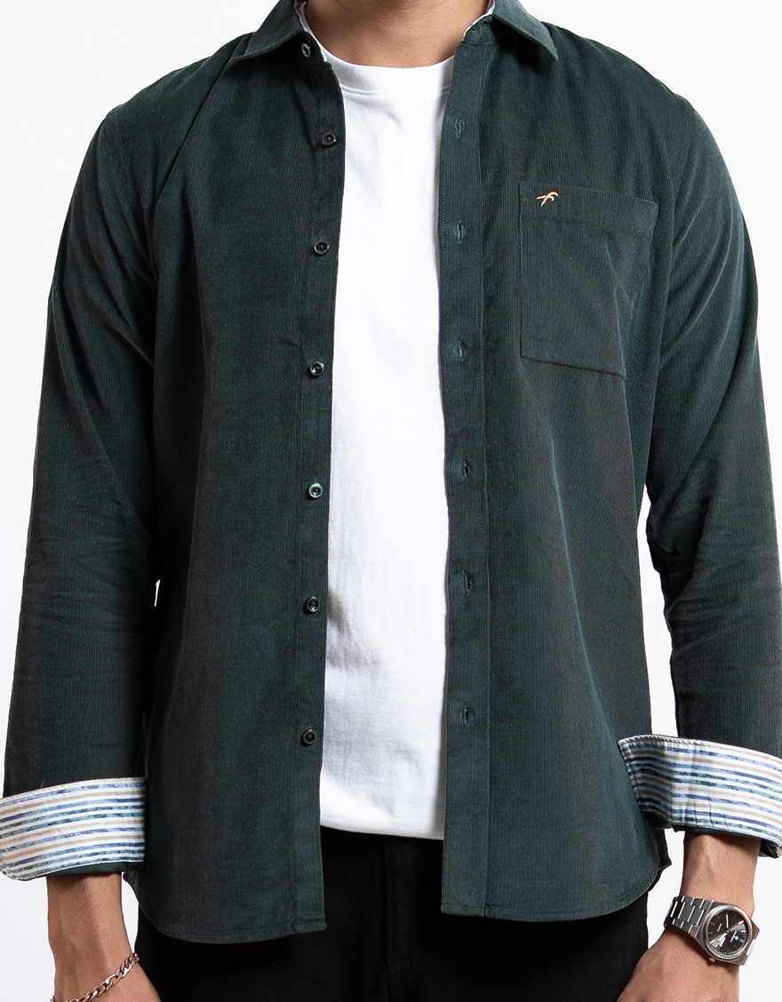 Corduroy Fabric Casual Full Shirt 2 Corduroy Fabric Casual Full Shirt - Image 2