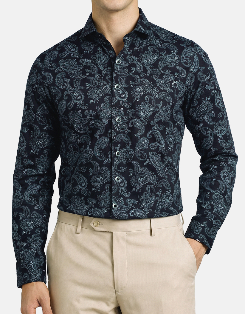 Premium Fine Cotton Relax Fit Full Shirt 1 Premium Fine Cotton Relax Fit Full Shirt