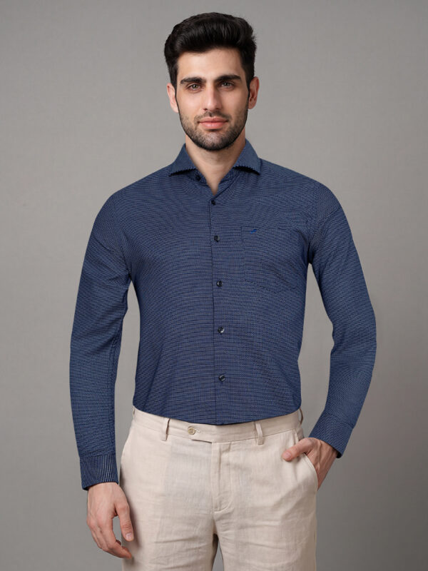 Home 18 Premium Fancy Cotton Relax Fit Full Shirt