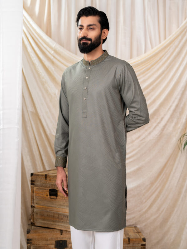 Premium Jacquard Long Panjabi