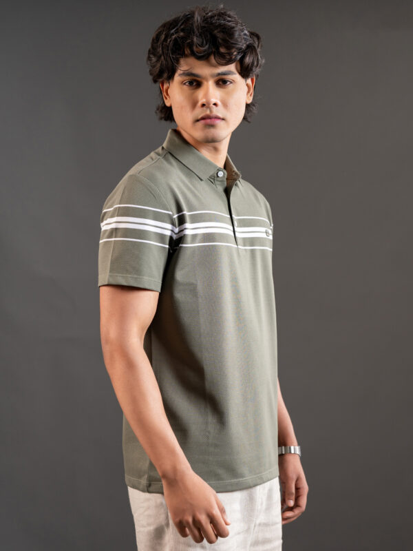 Premium Striped Polo Shirt