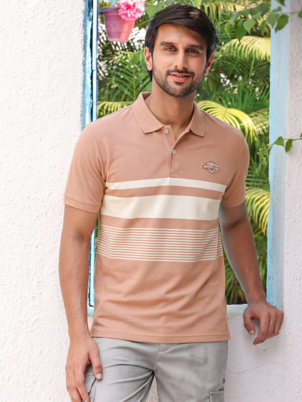Premium Striped Polo Shirt