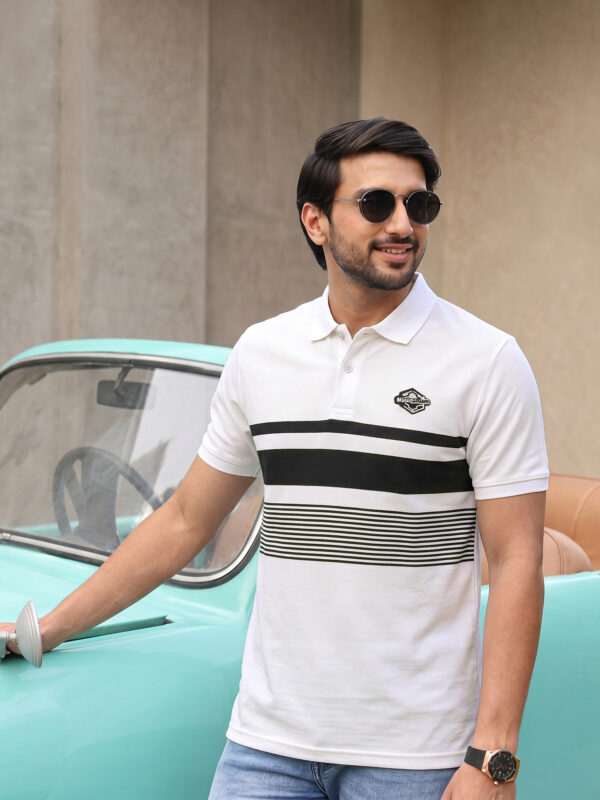 Premium Striped Polo Shirt
