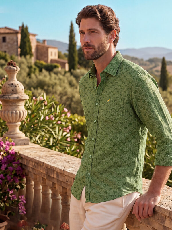 Home 16 Premium Bombay Rayon Slim Fit Full Shirt
