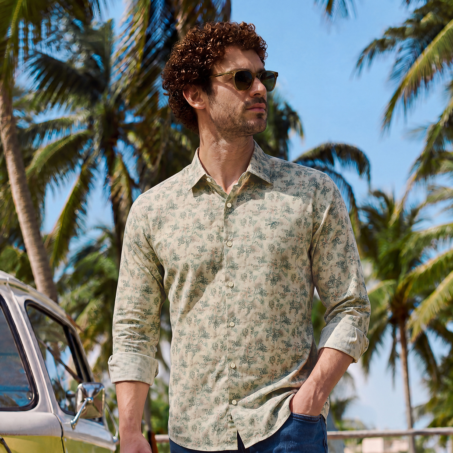 Premium Italian Fabric Slim Fit Full Shirt 1 Premium Italian Fabric Slim Fit Full Shirt