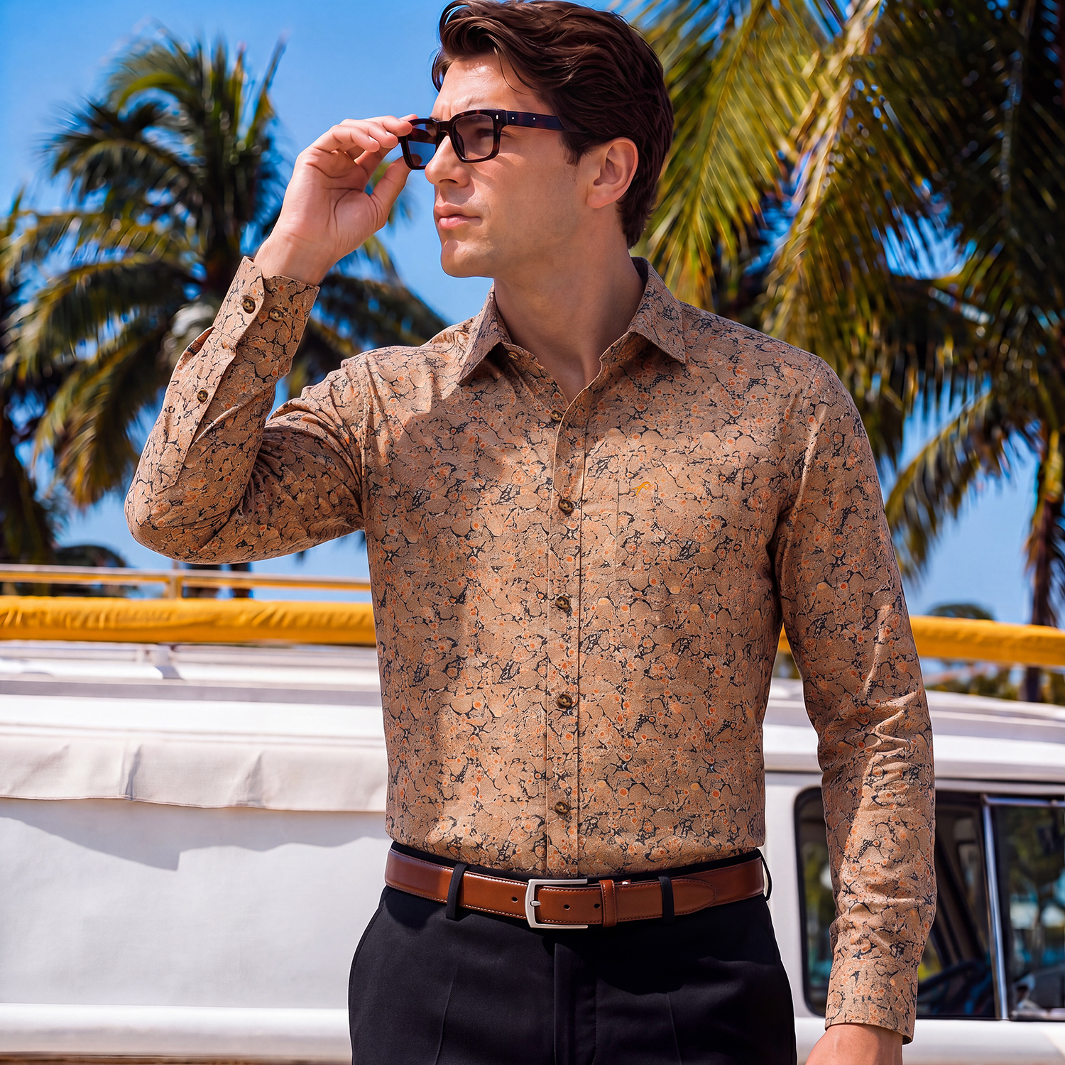Premium Bombay Rayon Slim Fit Full Shirt 1 Premium Bombay Rayon Slim Fit Full Shirt