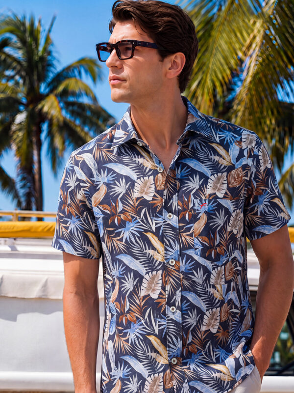Home 12 Premium Fine Cotton Relax Fit Half Shirt