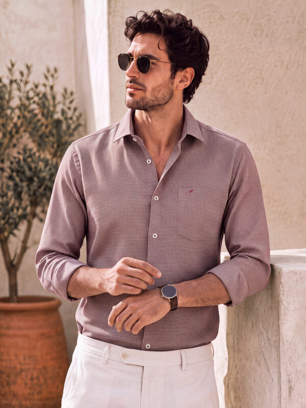 Premium Fancy Cotton Relax Fit Full Shirt