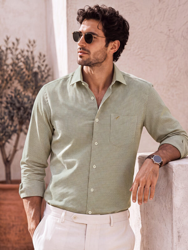 Premium Fancy Cotton Relax Fit Full Shirt