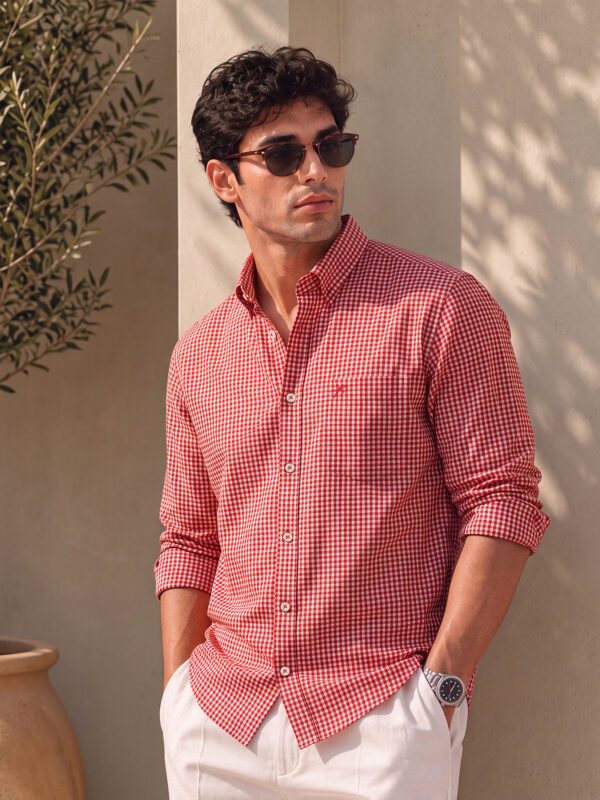 Home 16 Premium Twill Fabric Relax Fit Full Shirt
