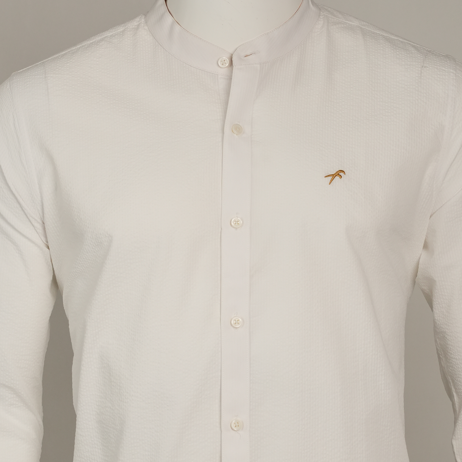 Premium Amboss Band Collar Casual Full Shirt 2 Premium Amboss Band Collar Casual Full Shirt - Image 2