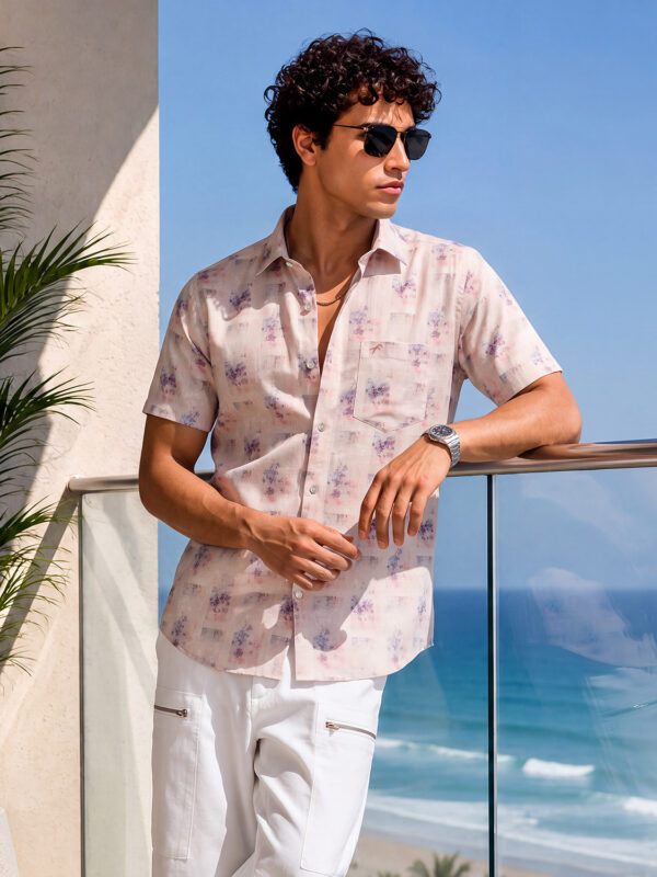 Home 14 Premium Slim Fit Half Shirt