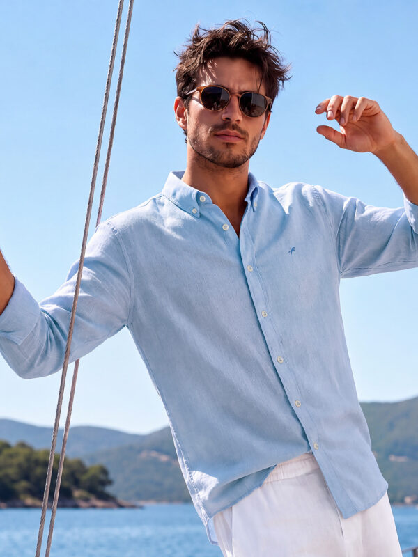 Home 12 Premium Oxford Cotton Slim Fit Full Shirt