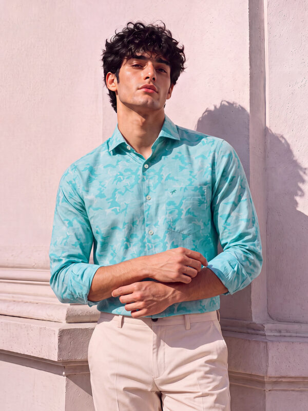 Home 14 Egyptian Giza Cotton Relax Fit Full Shirt