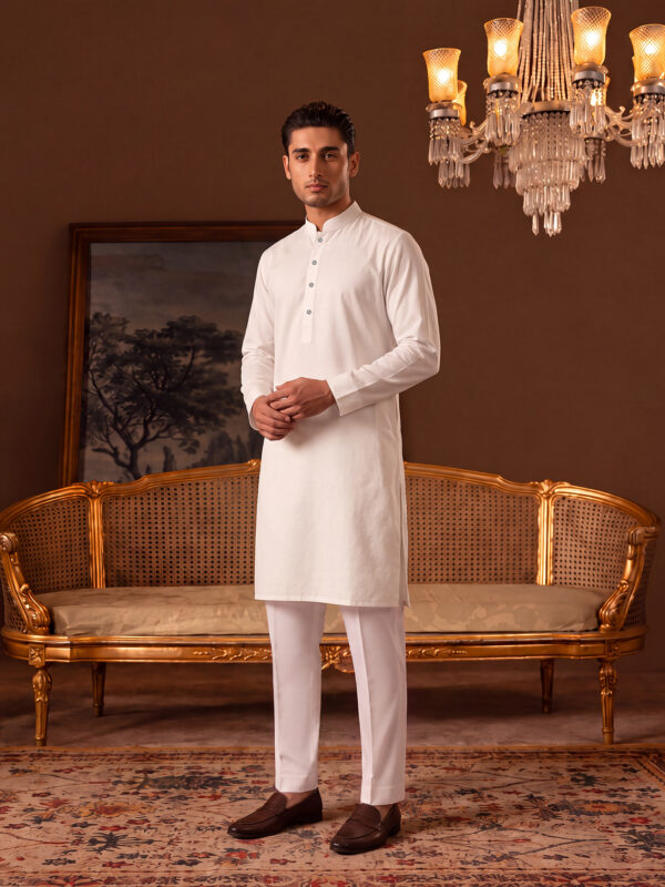 Premium Jacquard Fabric Long Panjabi