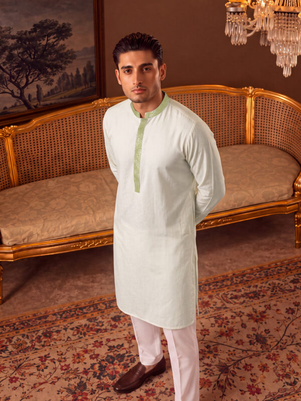 Premium Fancy Club Cotton Long Panjabi